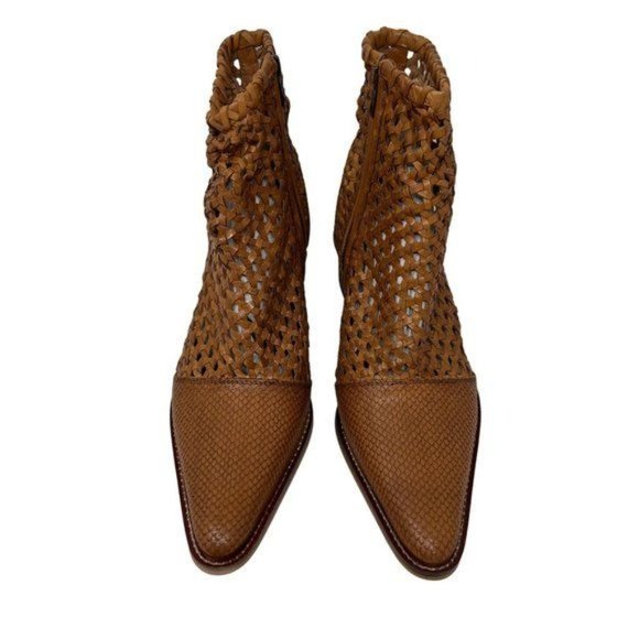 Free People In the Loop Basket Weave Woven Western Boot - Picture 7 of 7